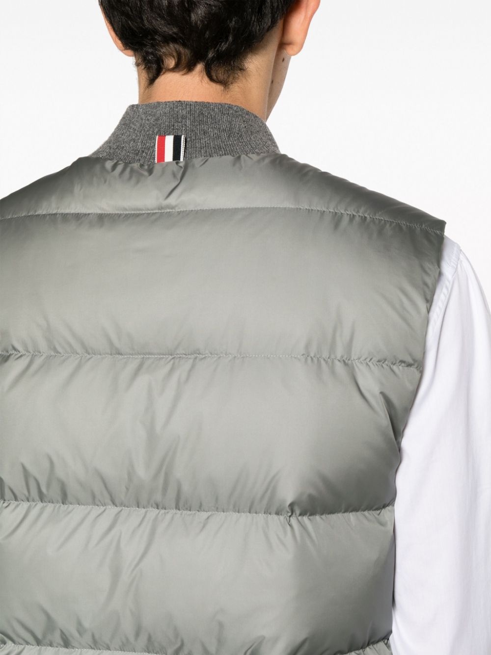 4-bar Matte Nylon Down Vest - 5