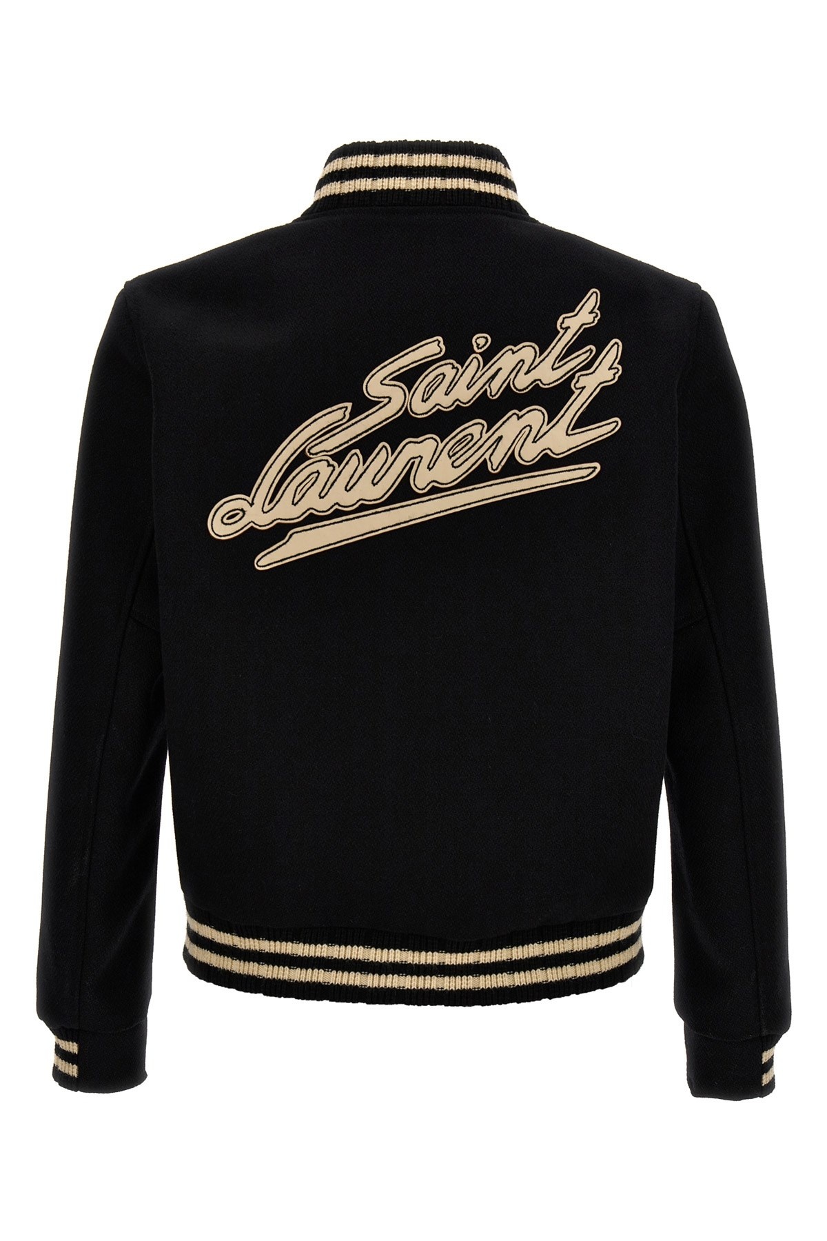 SAINT LAURENT 'Teddy' Bomber Jacket | julianfashion | REVERSIBLE