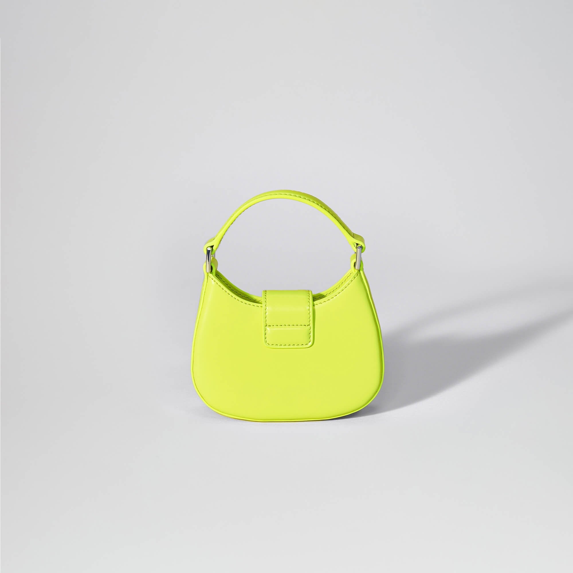 Lime Crescent Bow Micro Bag - 3