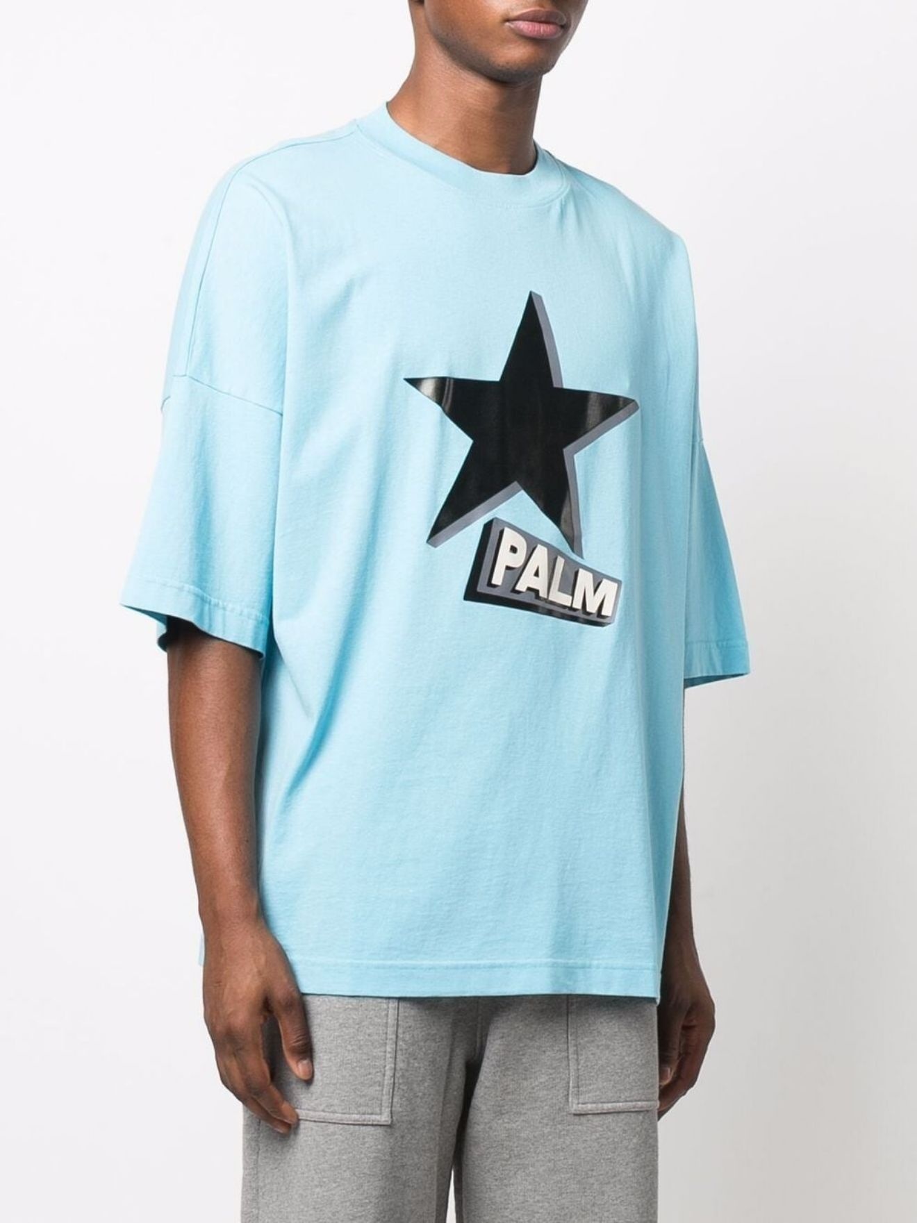 Star logo-print cotton T-shirt - 3