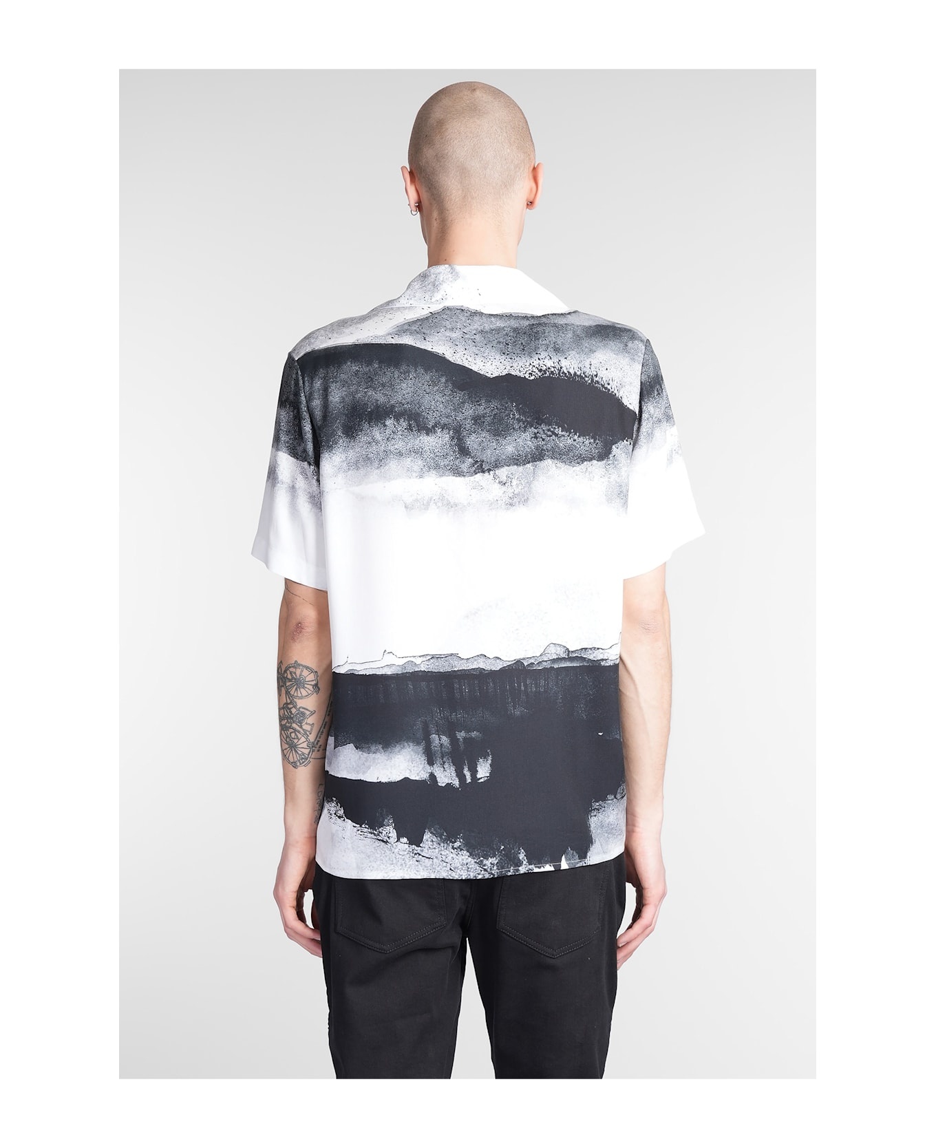 Shirt In White Viscose - 3