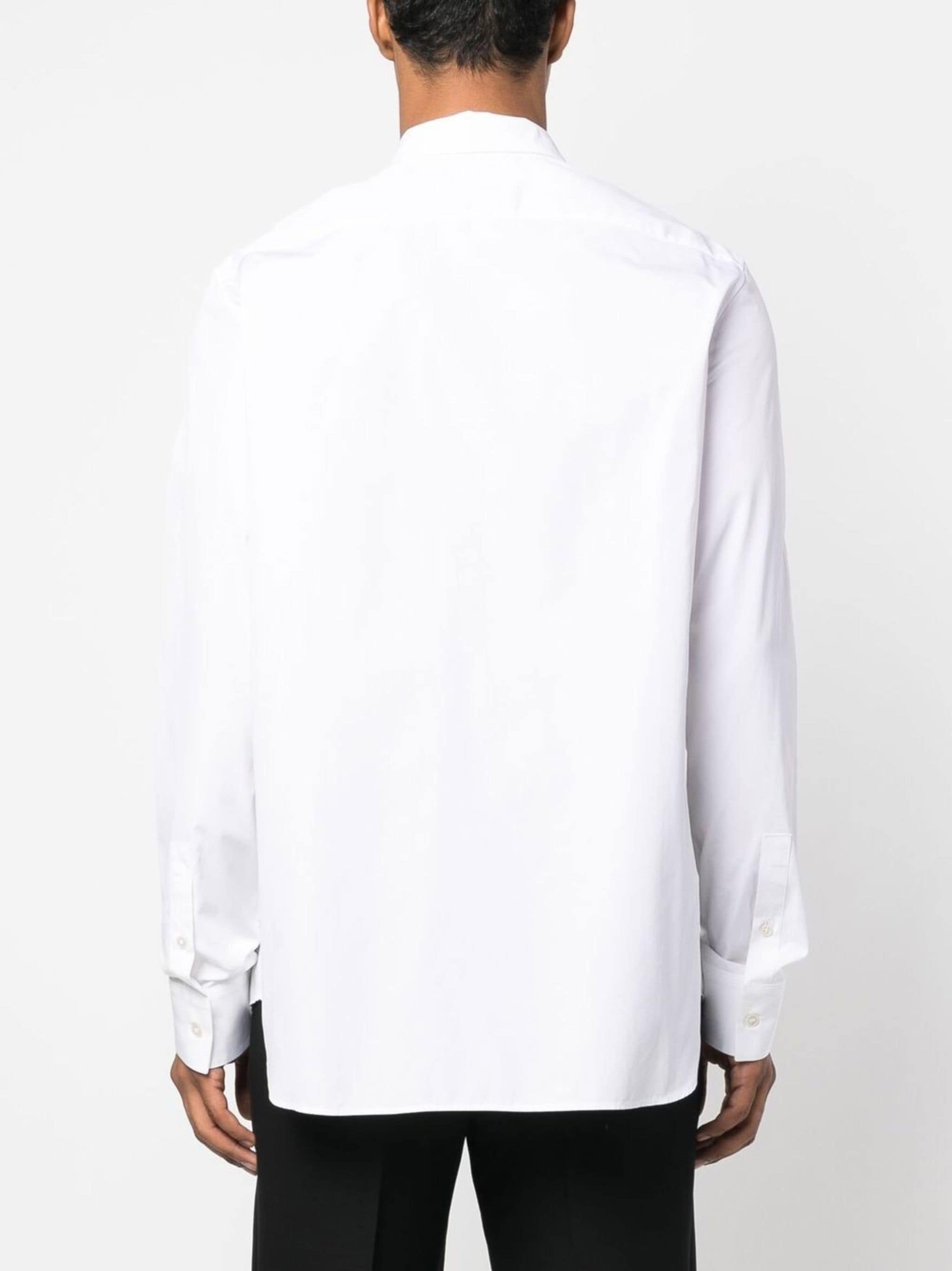 long-sleeve poplin shirt - 4