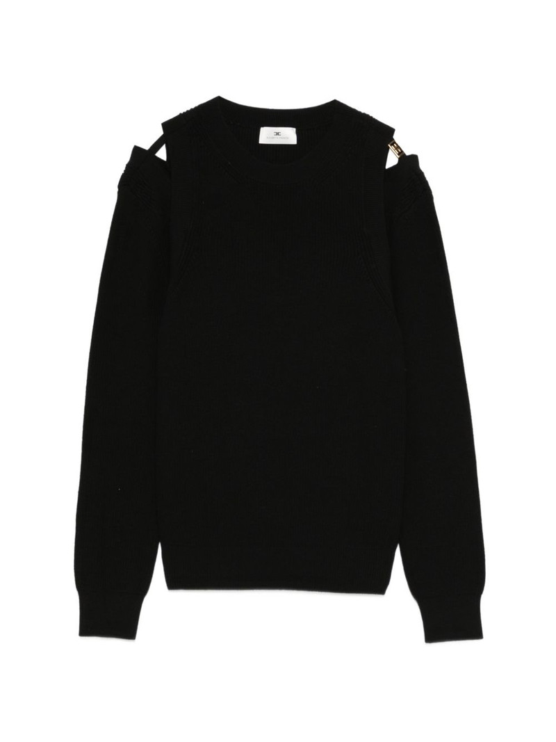 cut-out long-sleeve sweater 1