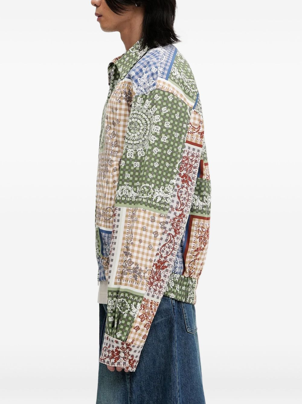 patchwork jacket - 2