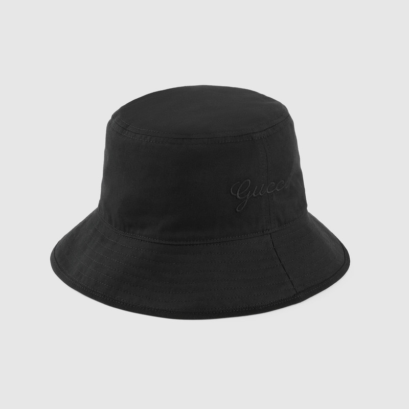 Cotton bucket hat with embroidery 1