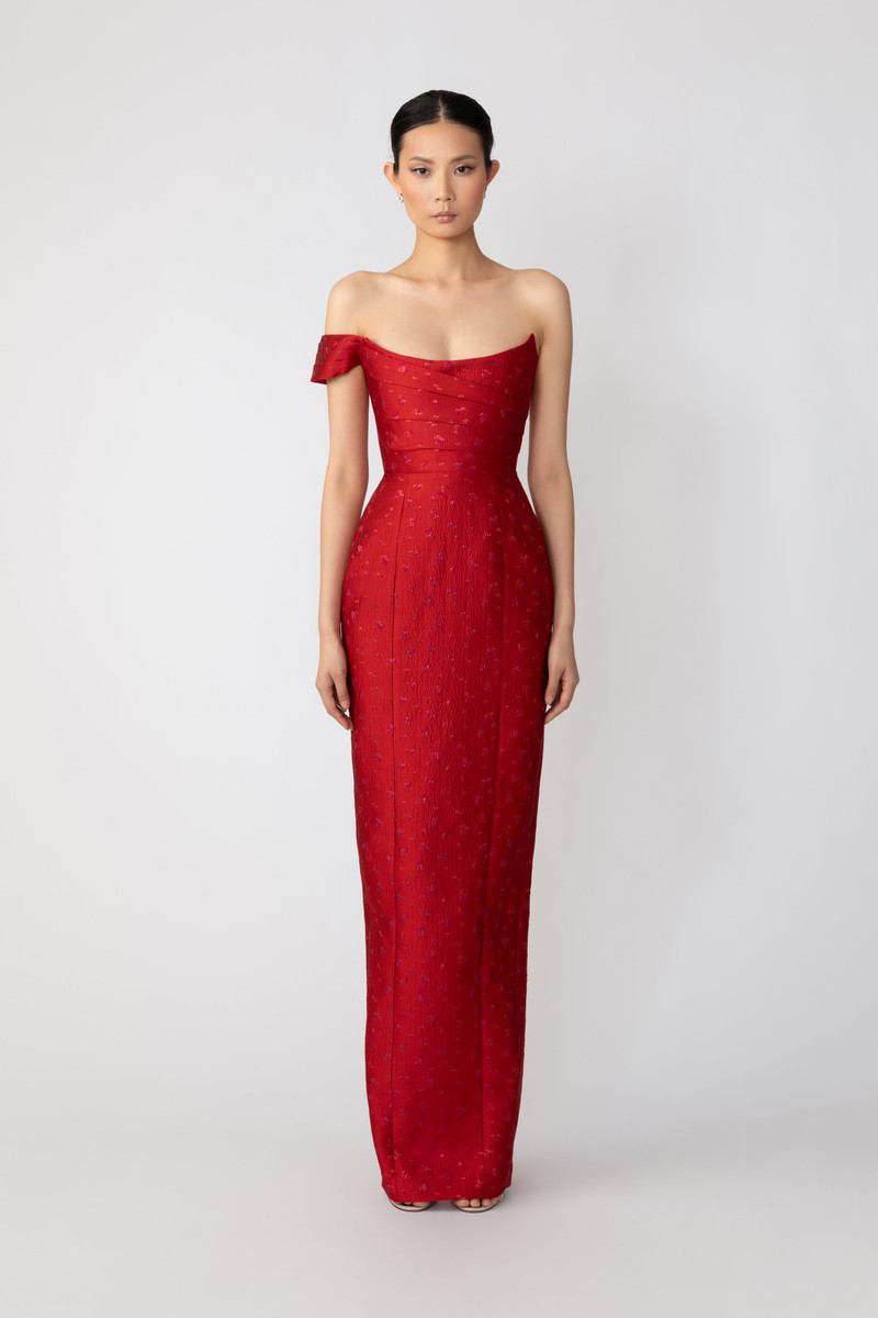 JACKSON JACQUARD GOWN 1
