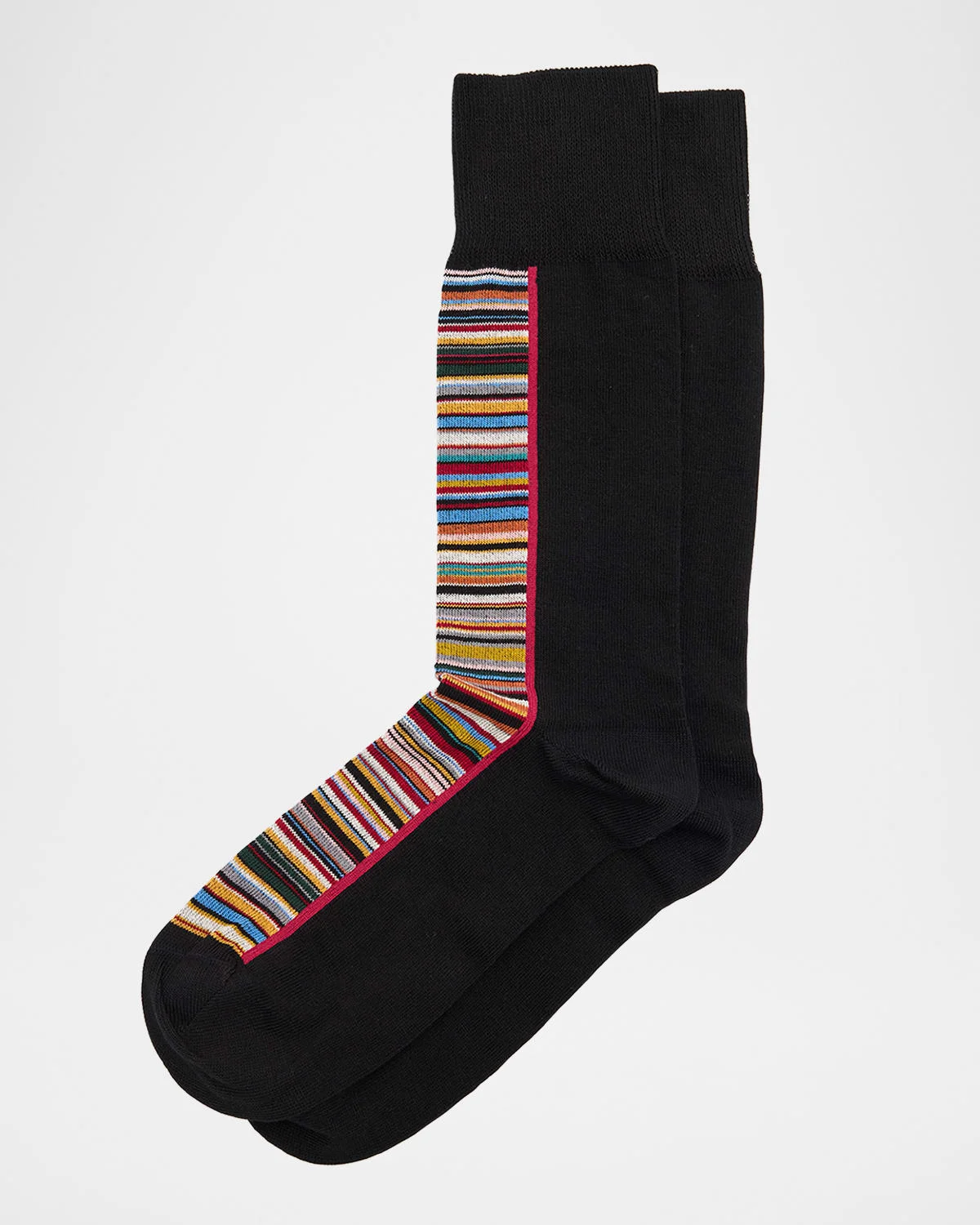 Men's Half Signature Stripe Crew Socks - 1