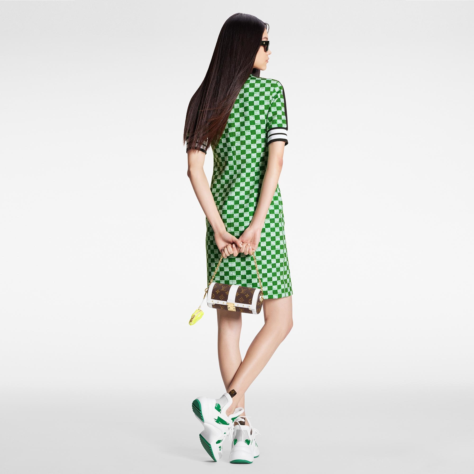 LV Match Damier Short-Sleeved Dress - 3
