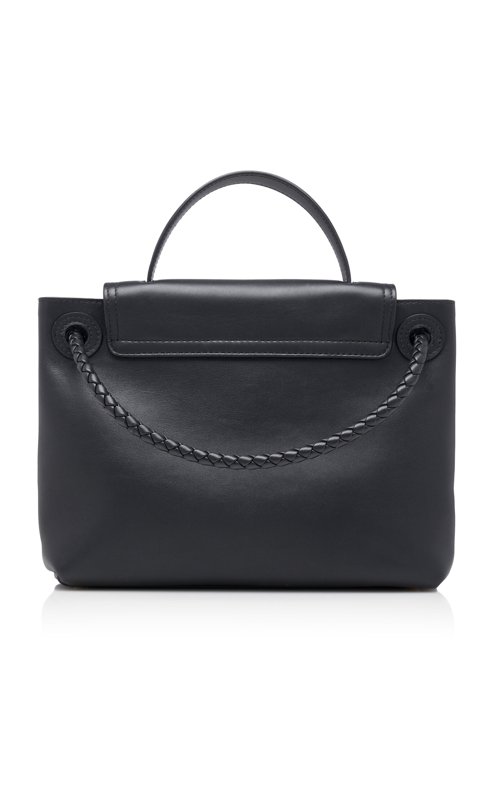 Small Ciao Ciao Leather Top Handle Bag black - 5