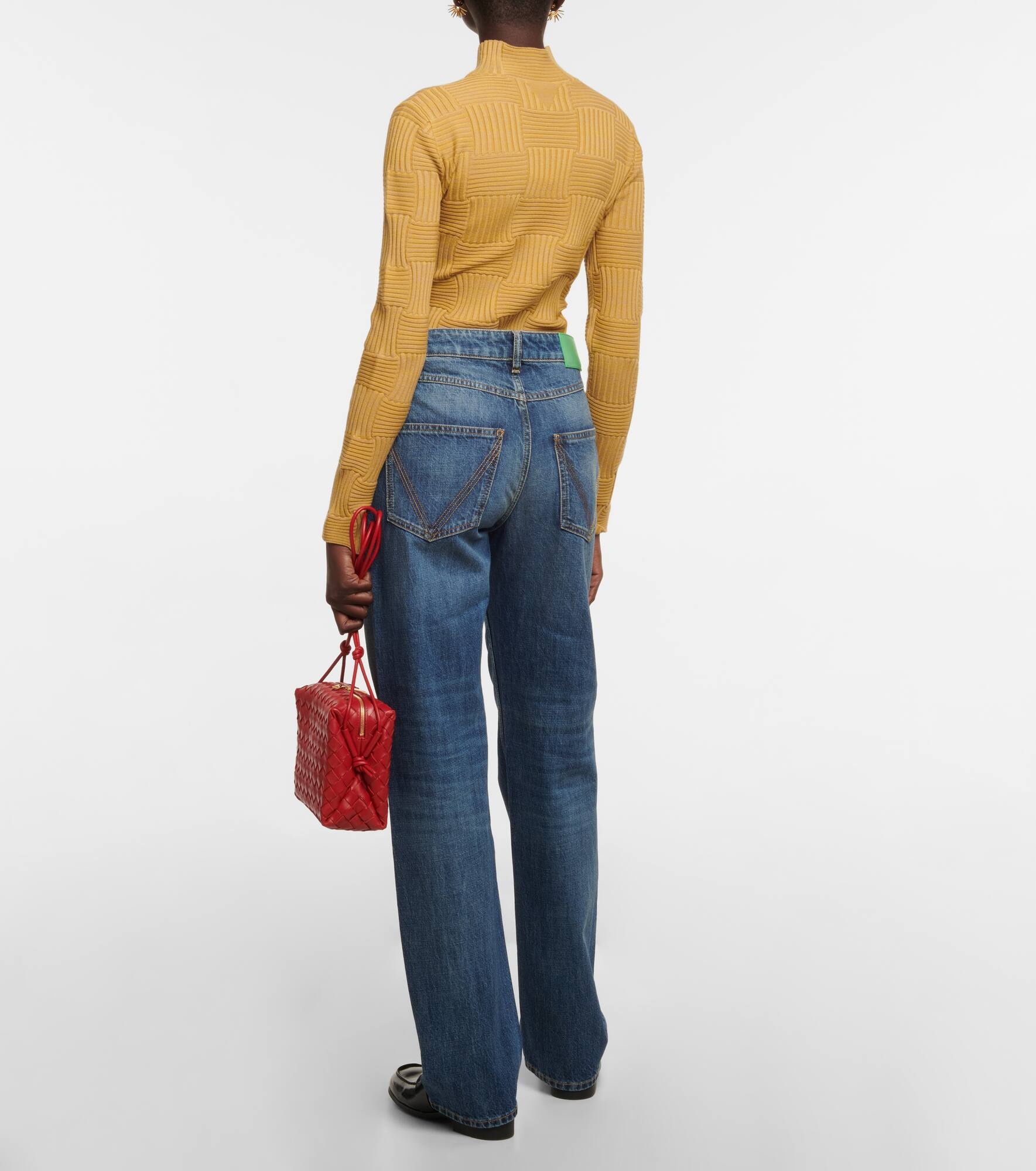 High-rise straight jeans - 3