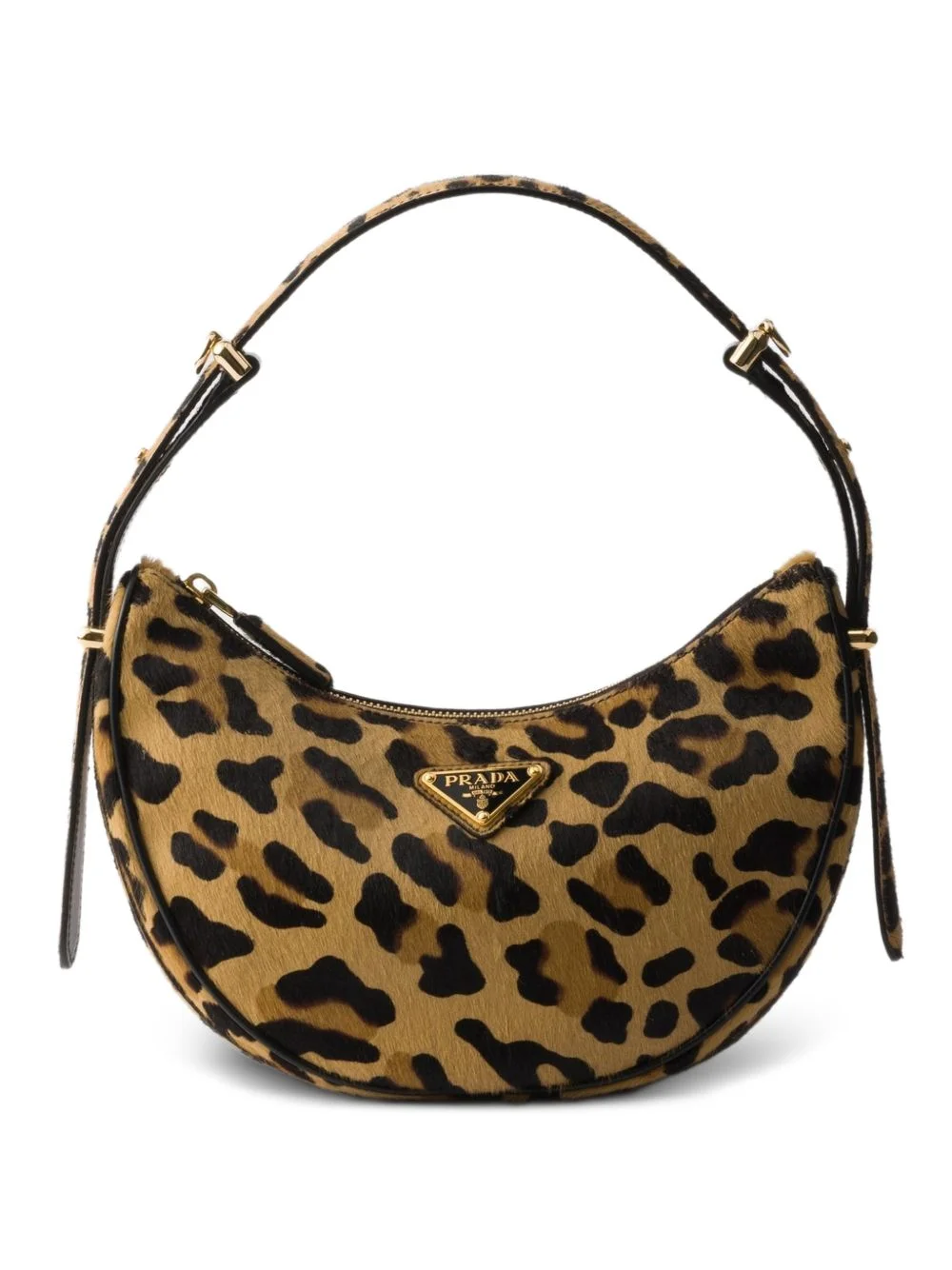 mini Arqué printed leather shoulder bag - 1