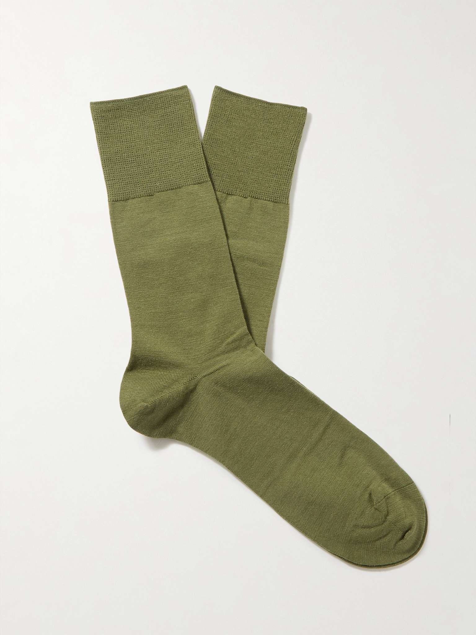 Airport Mélange Virgin Wool-Blend Socks - 1