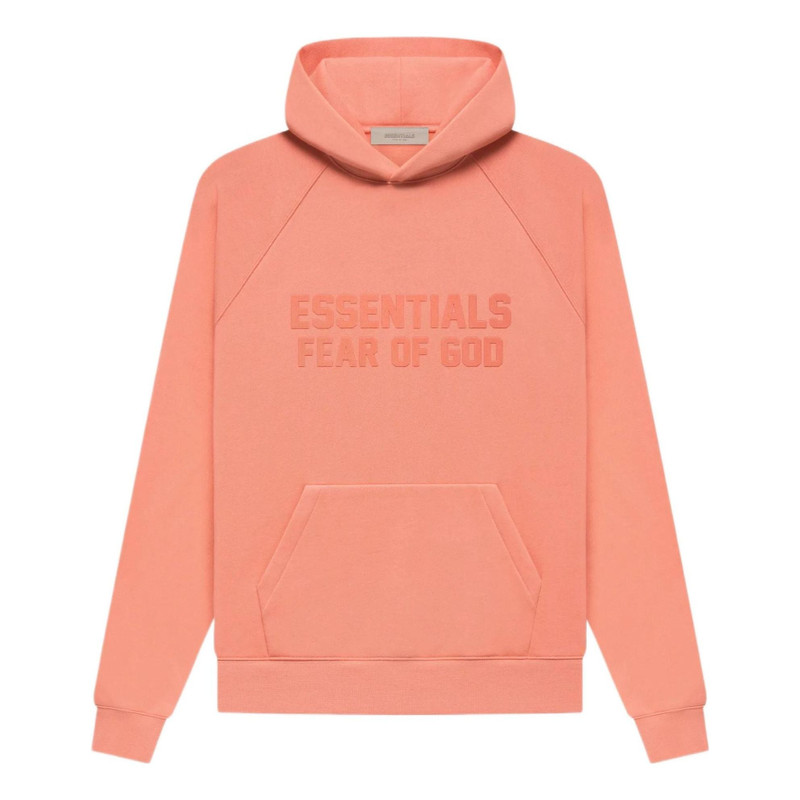 Fear of God Essentials FW22 Hoodie 'Coral' FOG-FW22-029 - 1