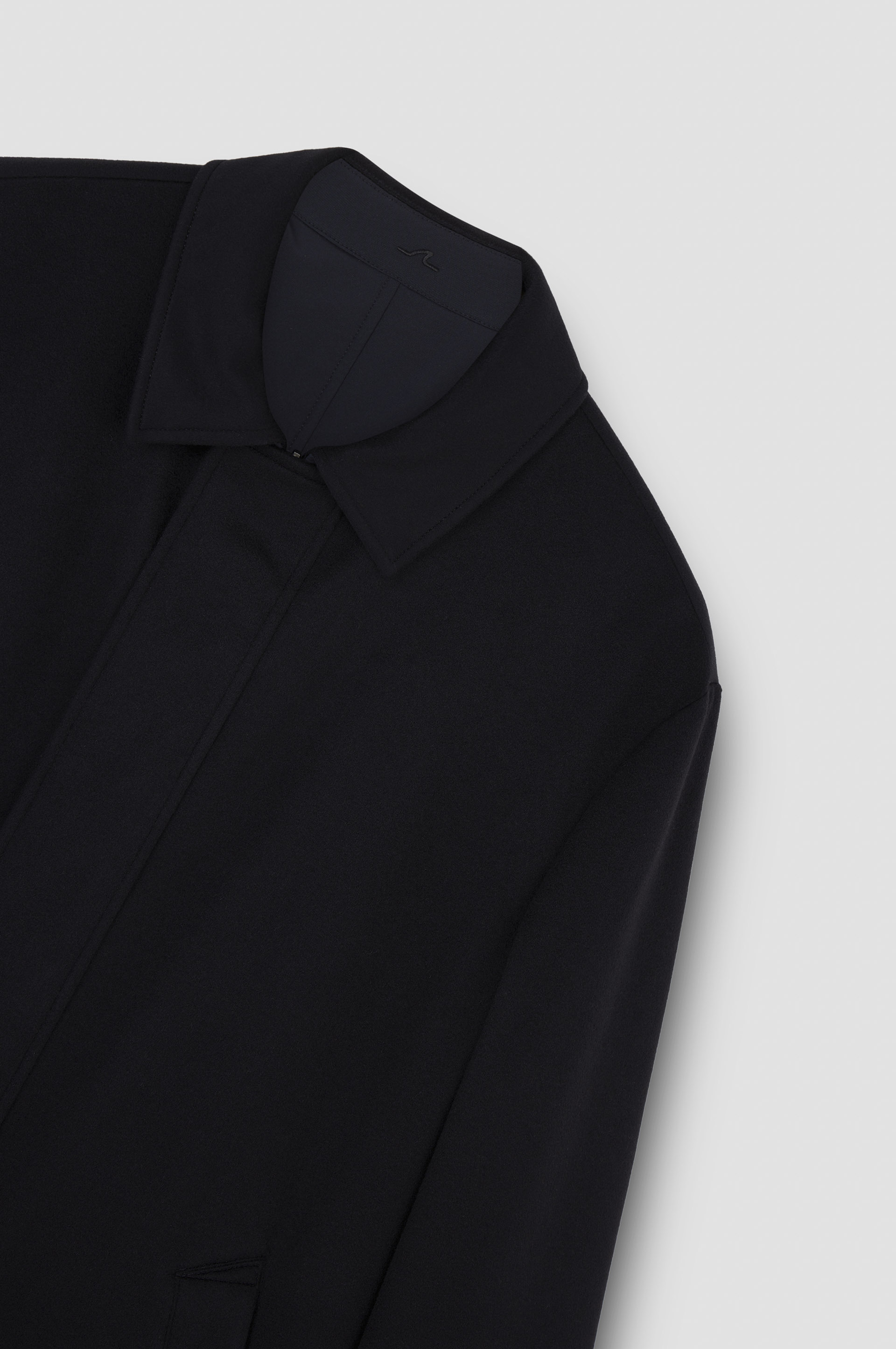 REVERSIBLE CARCOAT IN CASHMERE AND TYPHOON® - 6