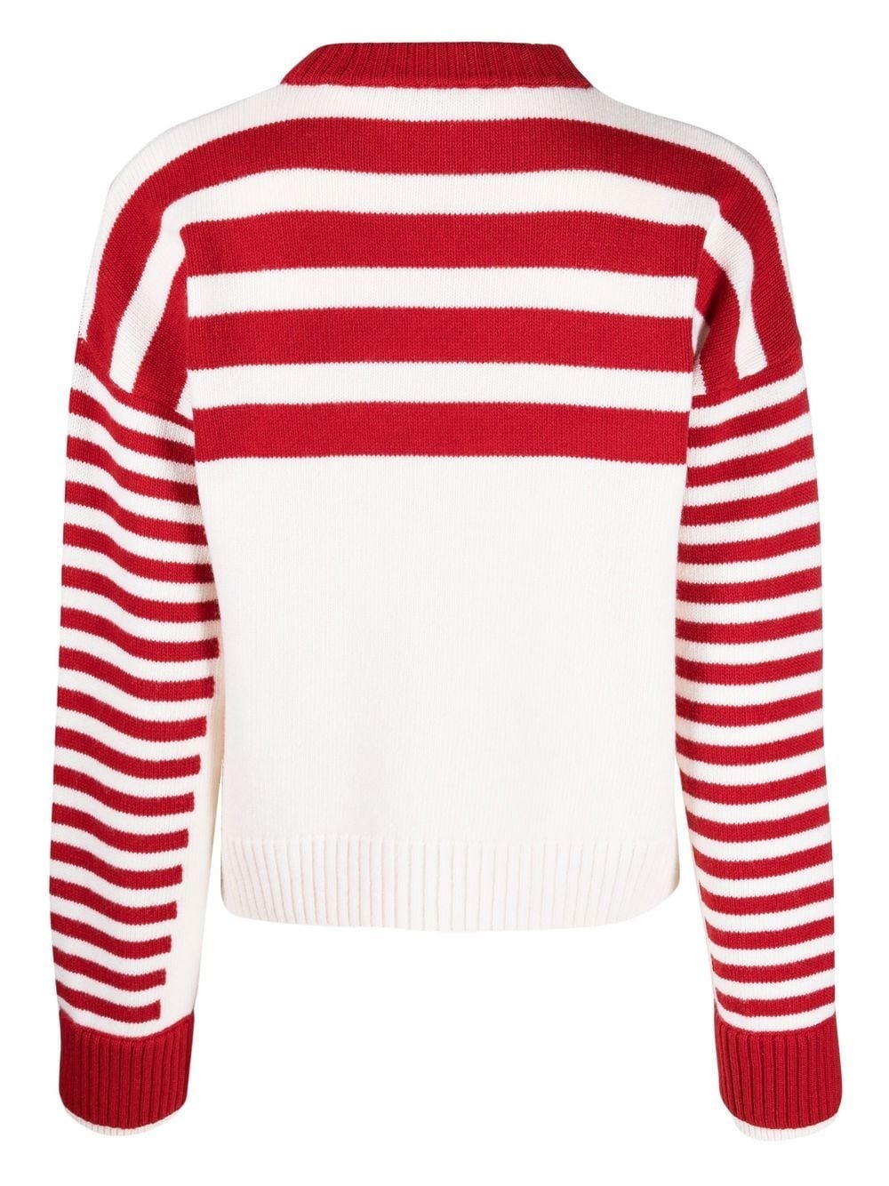 wool ribbed knit jumper - 2