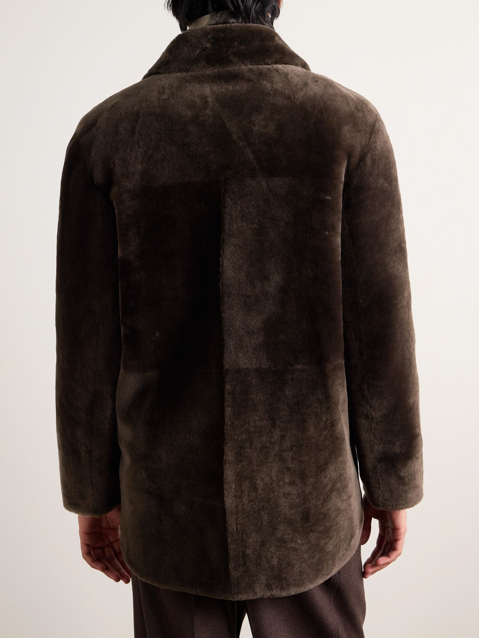 Aldo Shearling Jacket Brown - 3