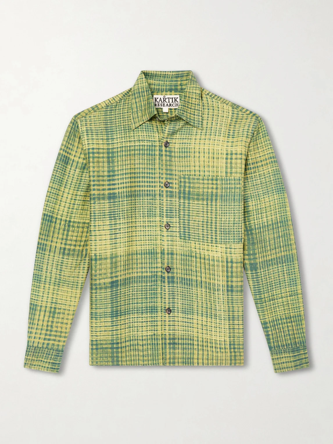 Pataudi Checked Silk Shirt - 1