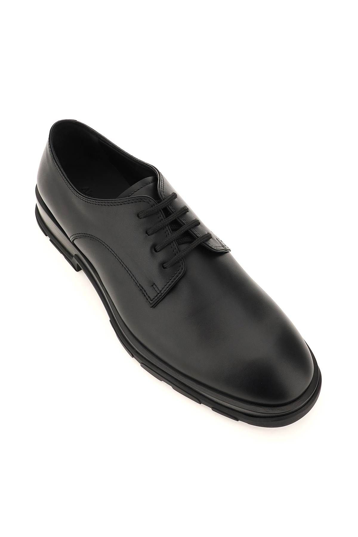 SLIM TREAD LEATHER DERBY SHOES - 4