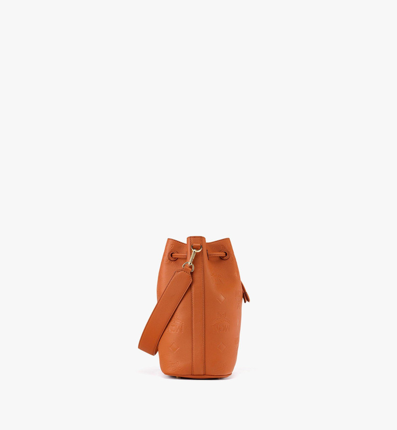MCM Dessau Drawstring In Embossed Monogram Leather outlook