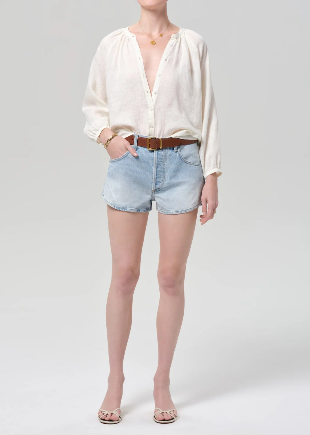 Paro Blouse In Vanilla - 1