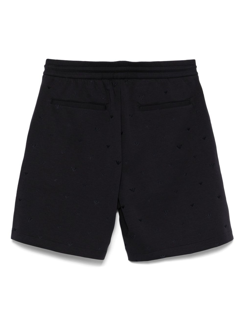 EMPORIO ARMANI logo-jacquard shorts outlook