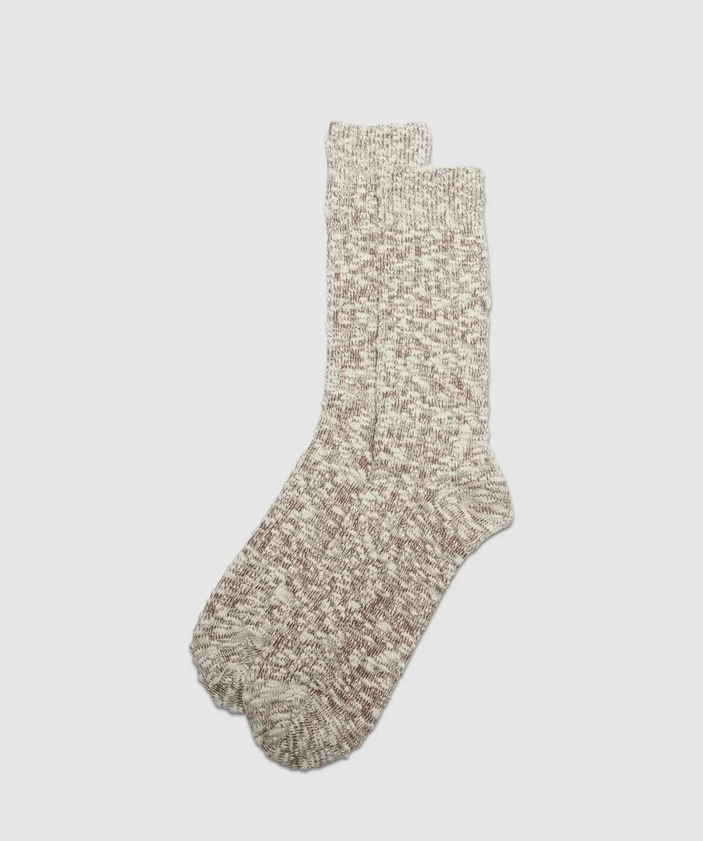 Light slub crew sock - 1
