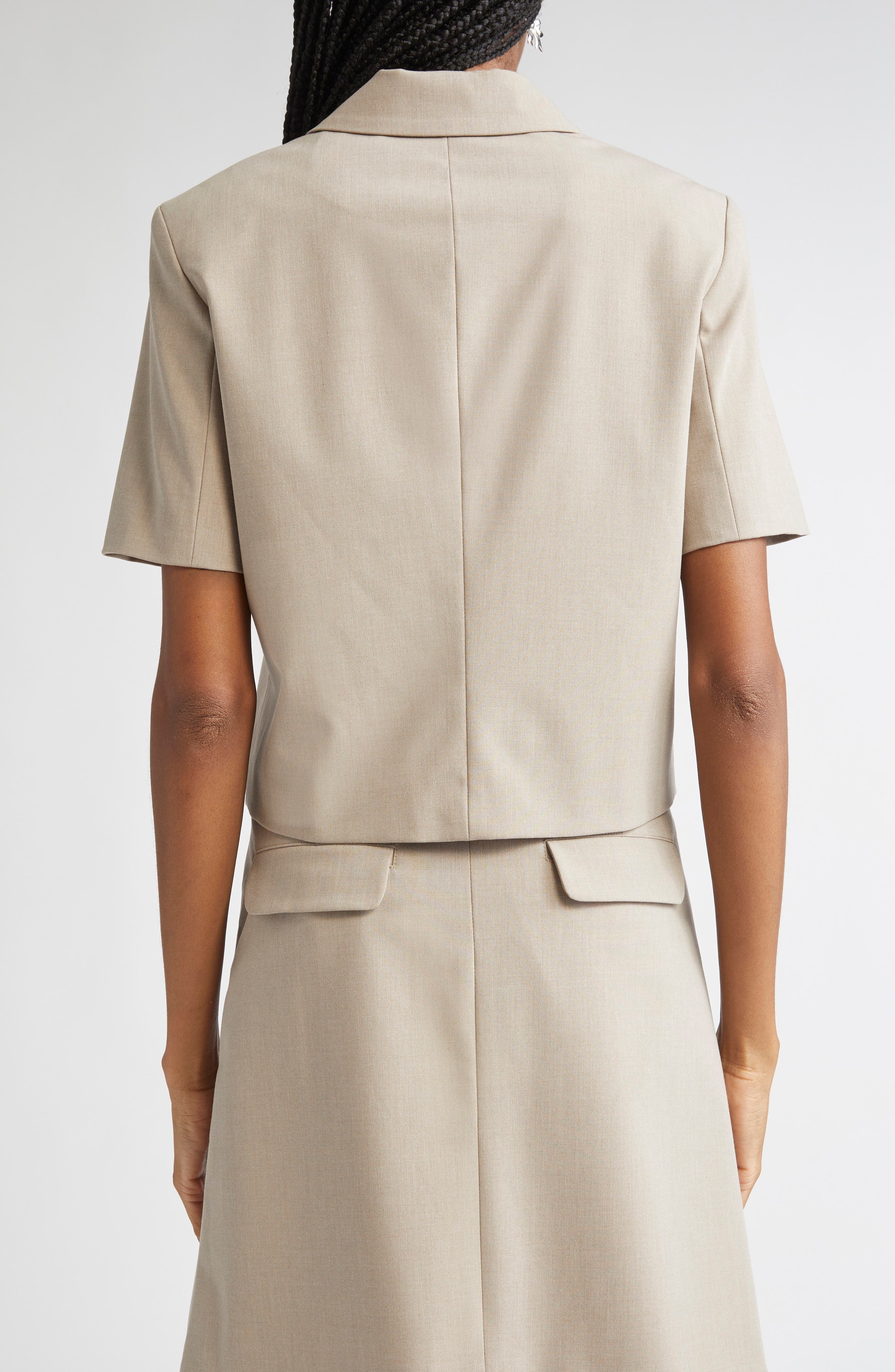 Sandy Liang Beverly Jacket in Taupe at Nordstrom - 3