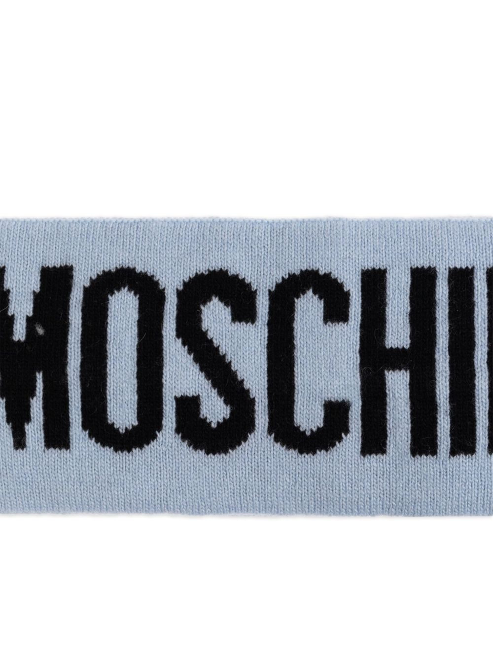 logo-embroidered headband - 3