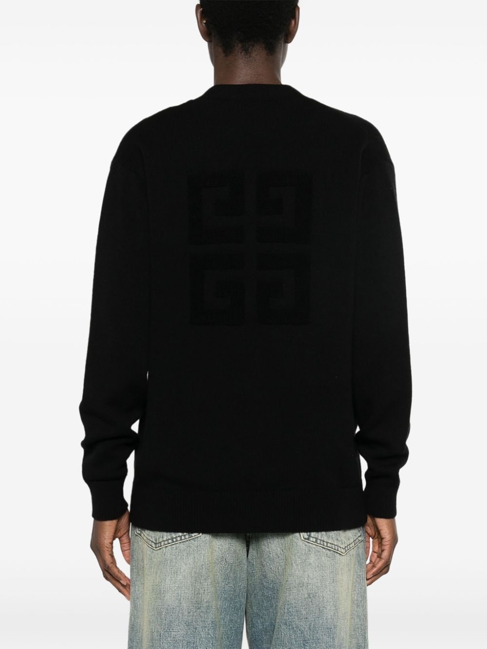 4G jacquard cashmere cardigan - 4