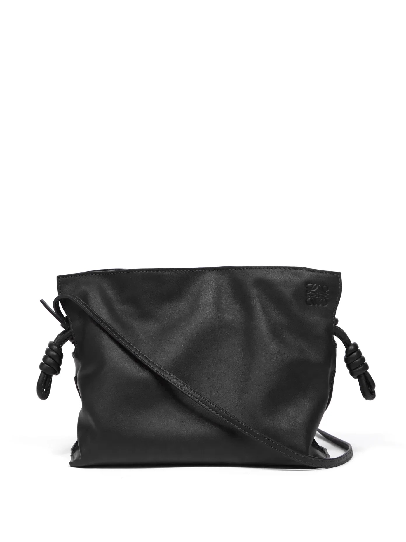 Flamenco drawstring leather cross-body bag - 1