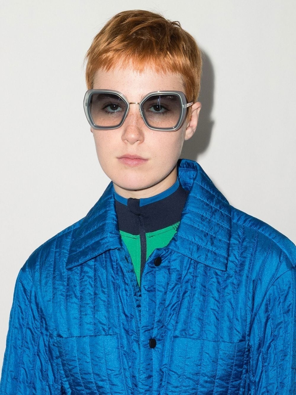 oversized square-frame sunglasses - 6