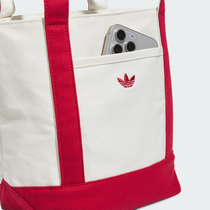 Mini Trefoil Canvas Court Tote 3