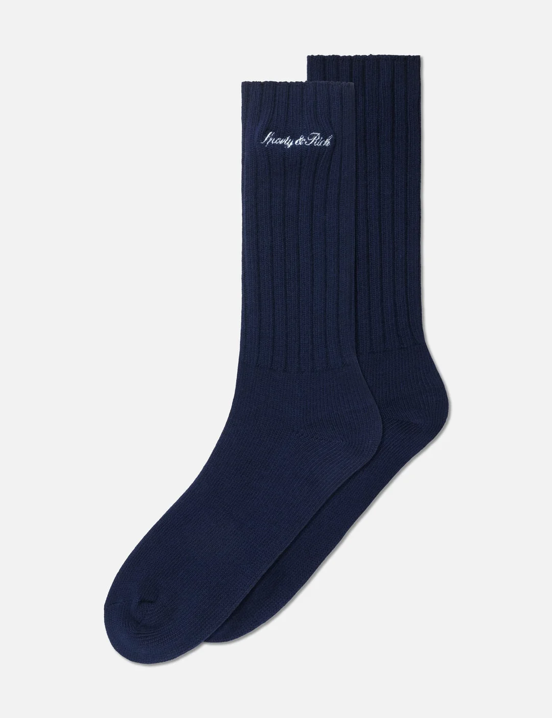 SIGNATURE LOGO RIB SOCKS - 1