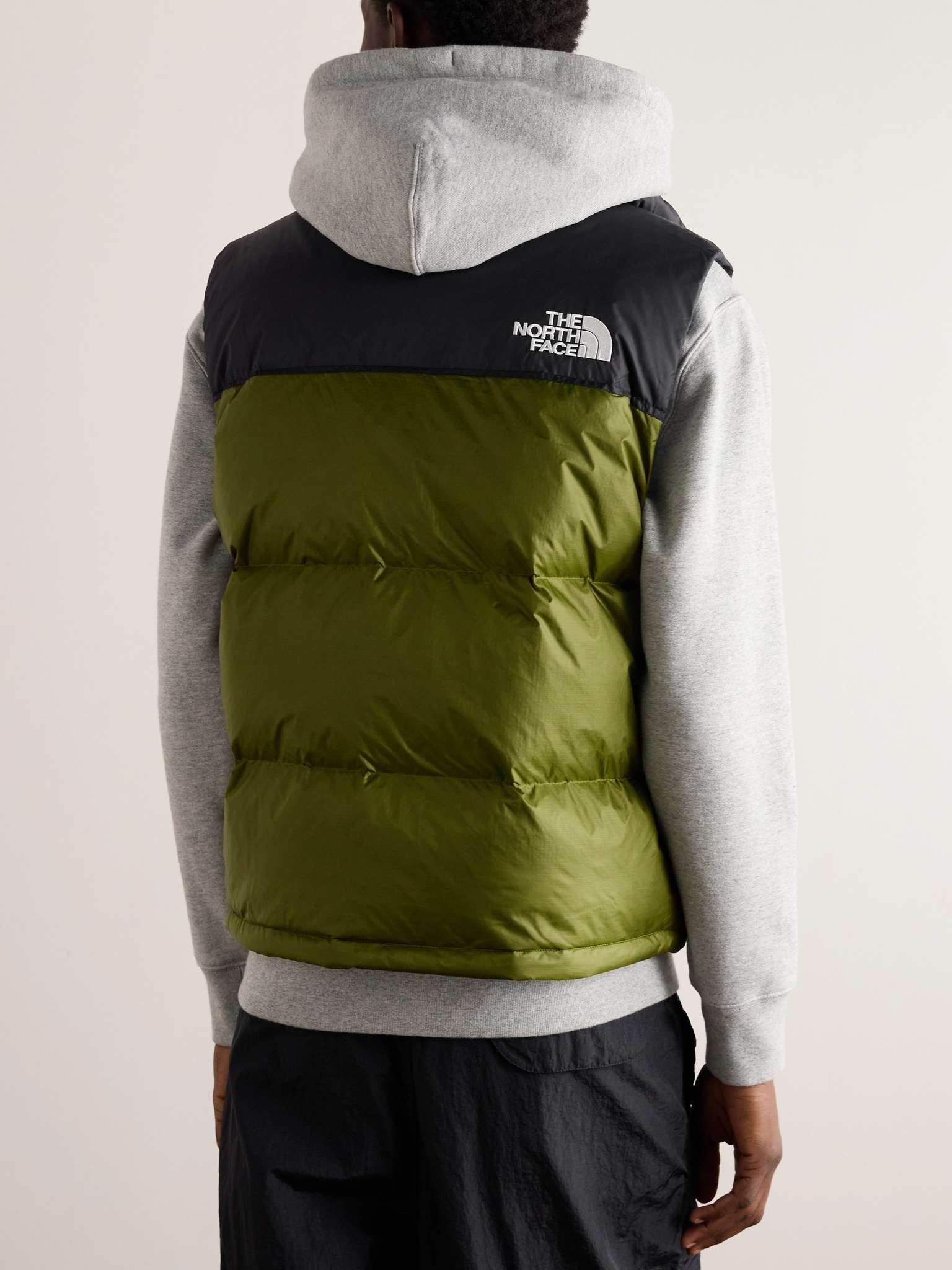 1996 Retro Nuptse Quilted Shell Hooded Down Gilet - 4
