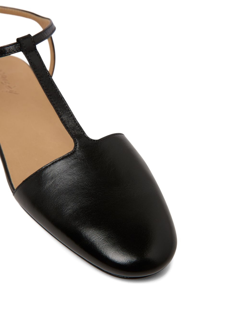 leather ballerina shoes - 4