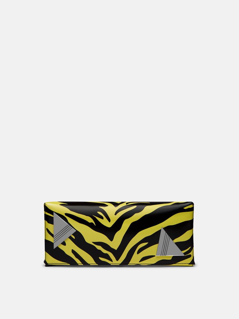 THE ATTICO ''8.30PM'' BLACK AND YELLOW CLUTCH outlook