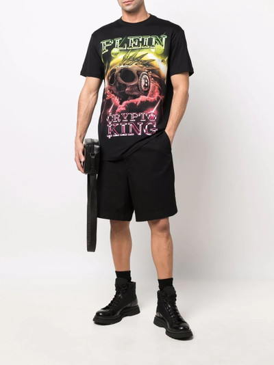 PHILIPP PLEIN 'Crypto King' cotton T-shirt outlook