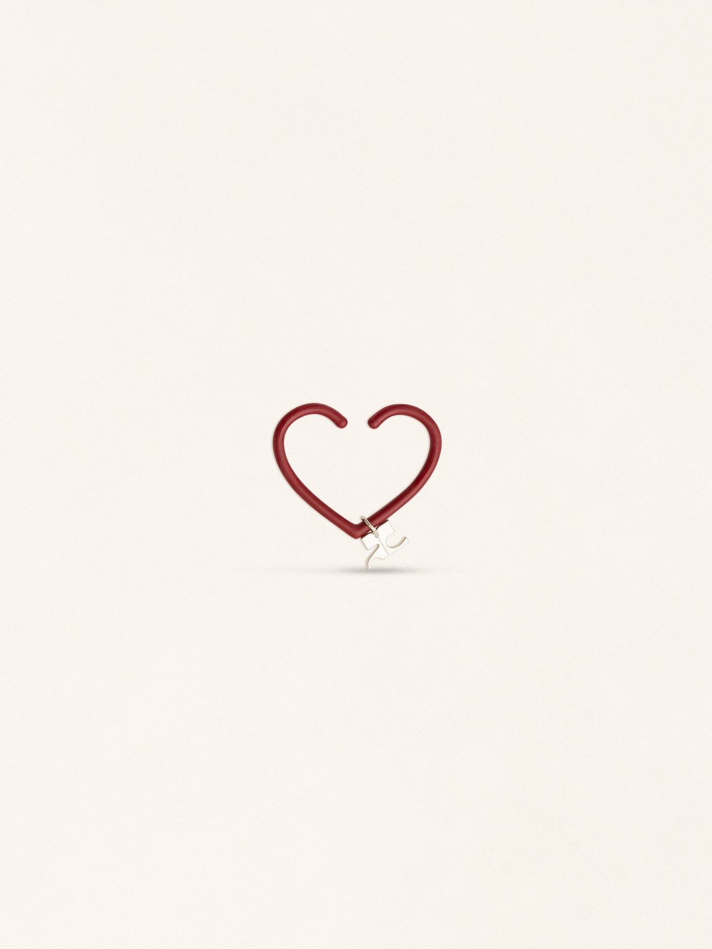 HEART LOGO EAR CUFF - 1