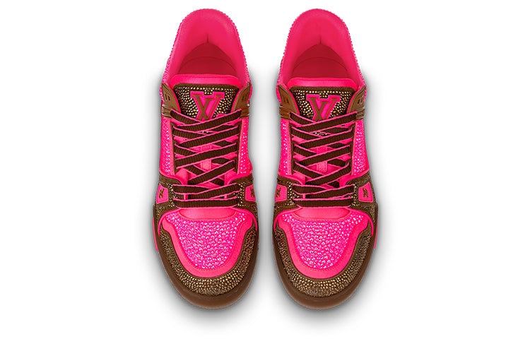 LOUIS VUITTON Trainers 'Crystal Pink and Brown' 1A8Z6Y - 3