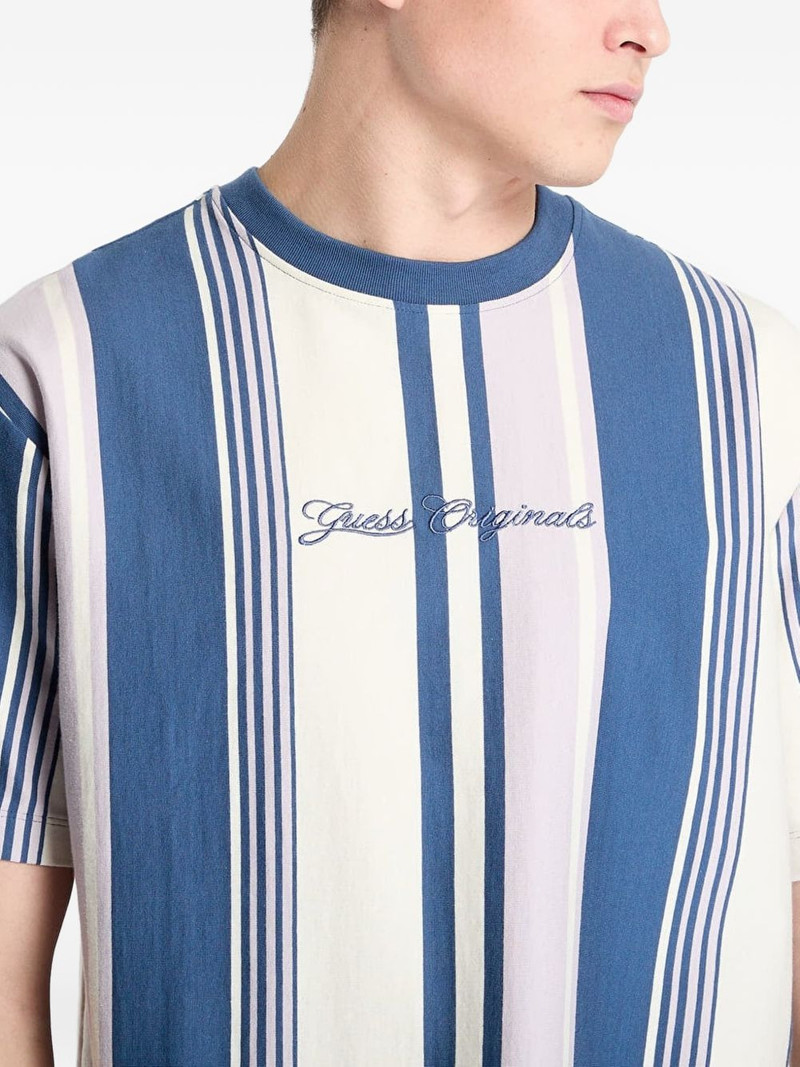 Guess Originals vertical-stripe T-shirt 4