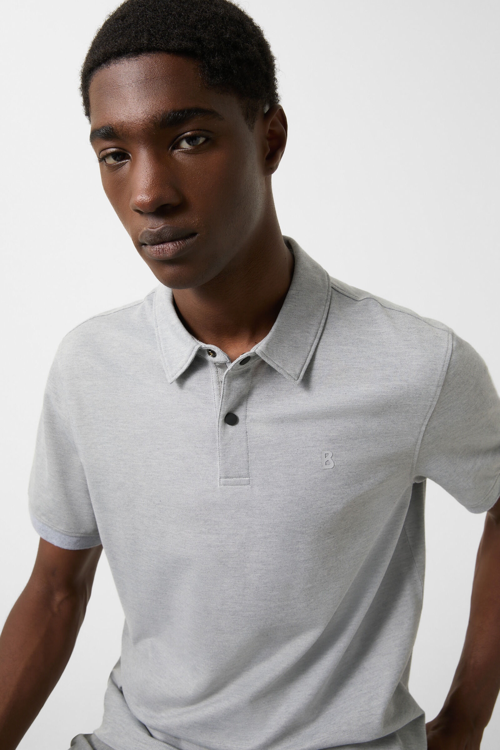 Timo Polo shirt in Light gray - 3