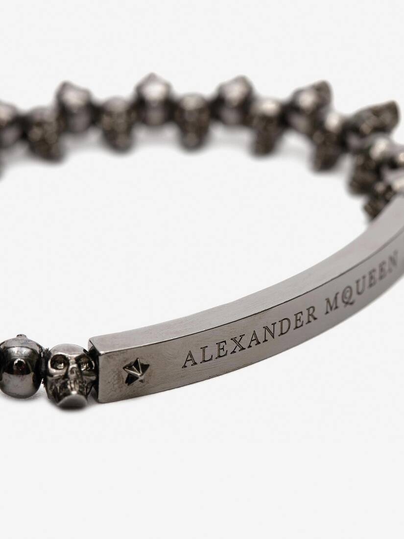 Skull Bracelet in Black - 3