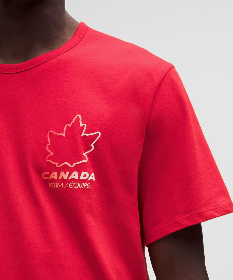 Team Canada Men's Cotton Jersey Graphic T-Shirt *COC Logo 5