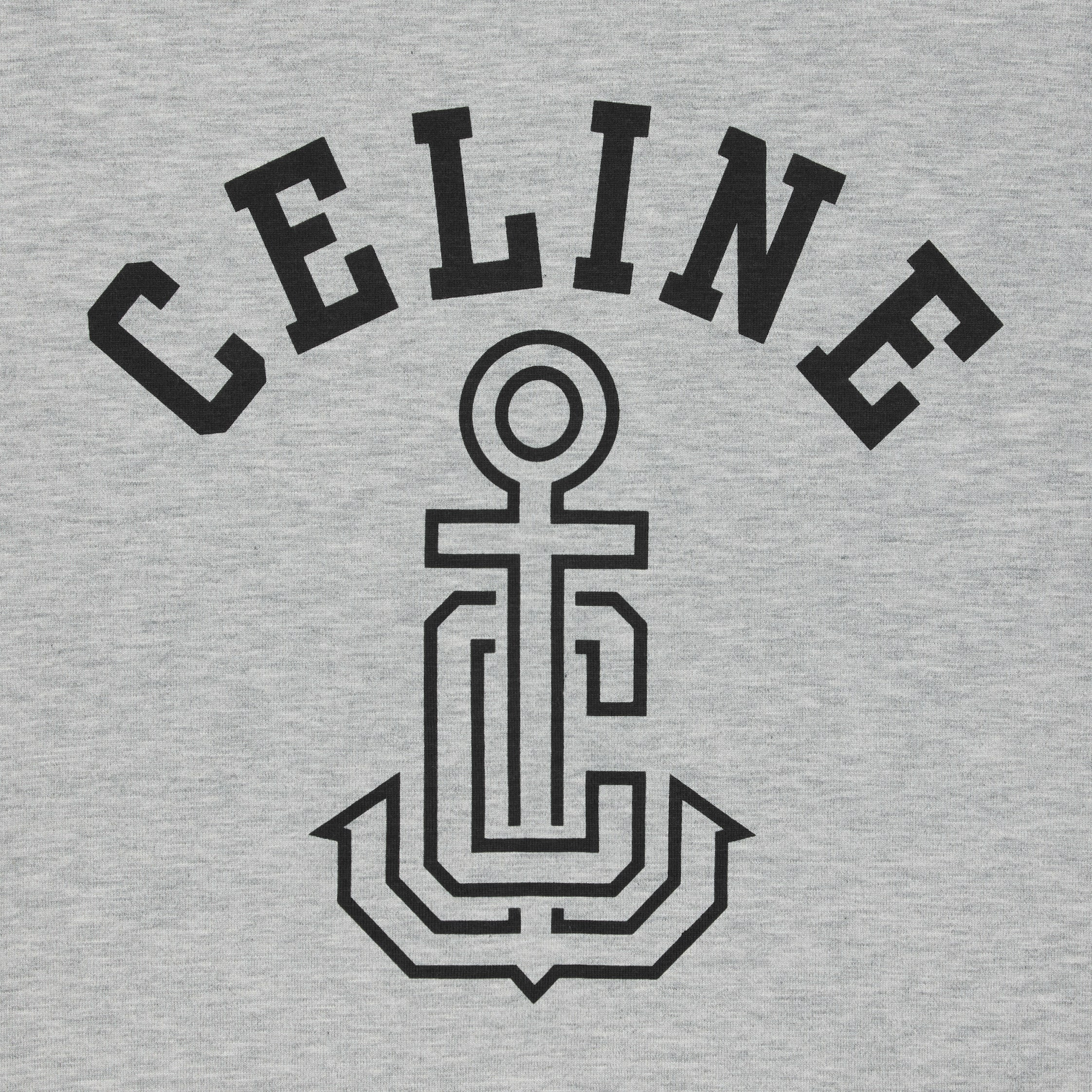 celine anchor 70's t-shirt in cotton jersey - 4