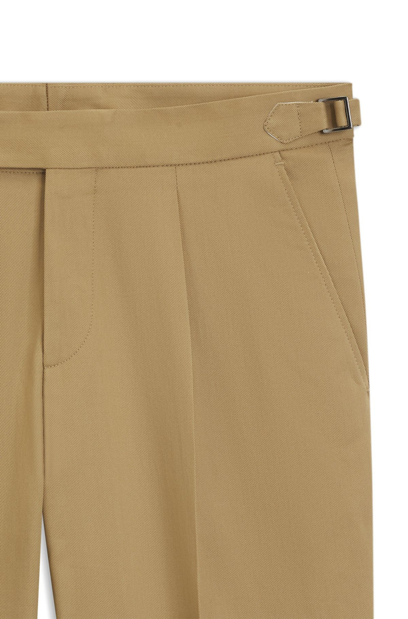 BOSS TAPERED-FIT TROUSERS IN STRETCH COTTON outlook