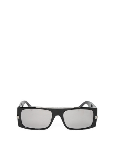 Givenchy Hinge Sunglasses Shiny Black And Smoke Mirror outlook