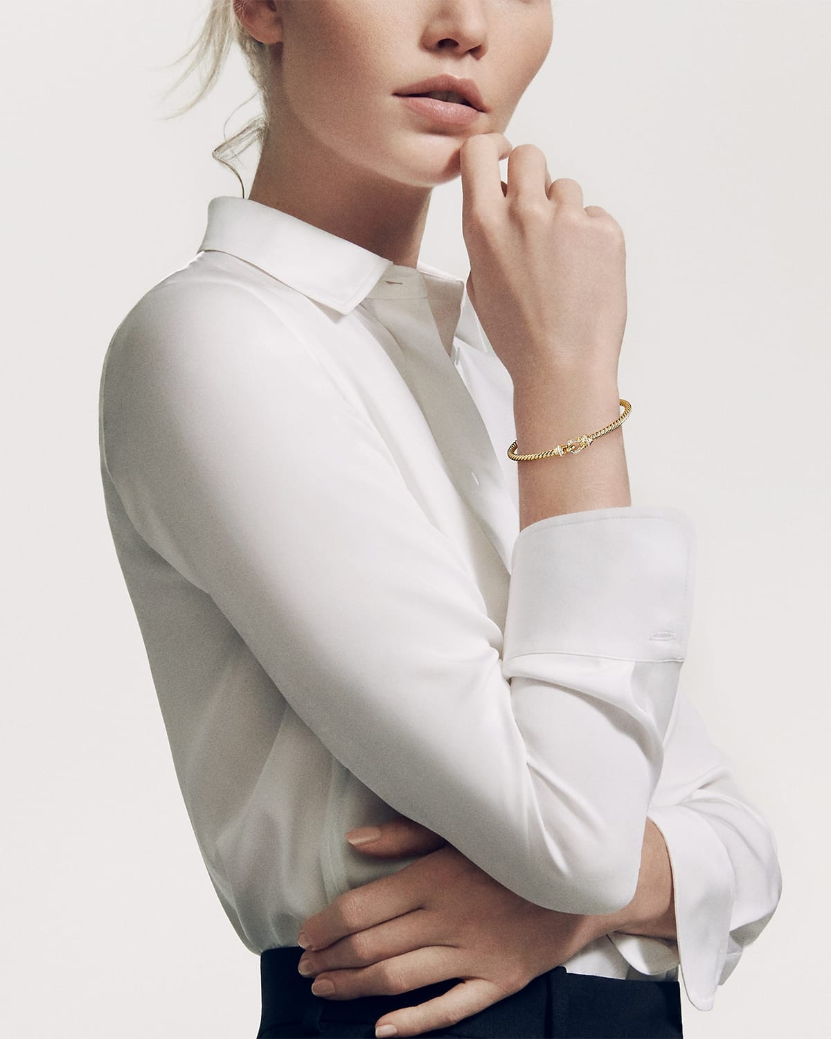 3.5mm Buckle Bracelet in 18K Gold - 2