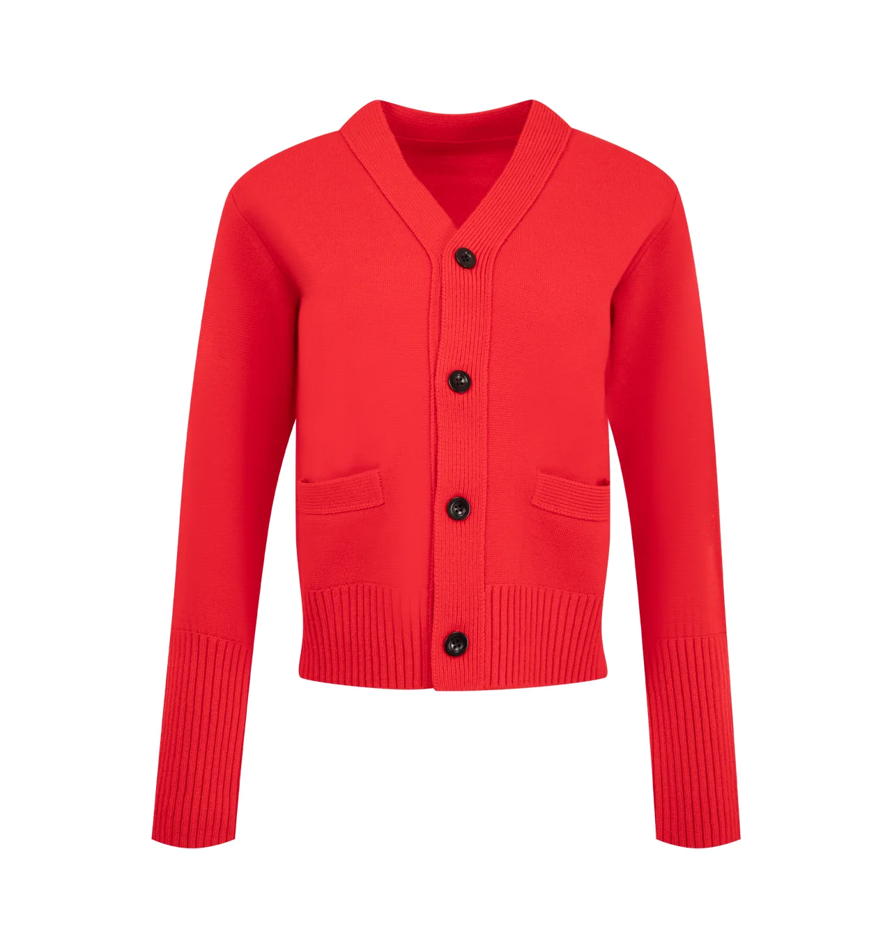 WOOL KNIT CARDIGAN - 1