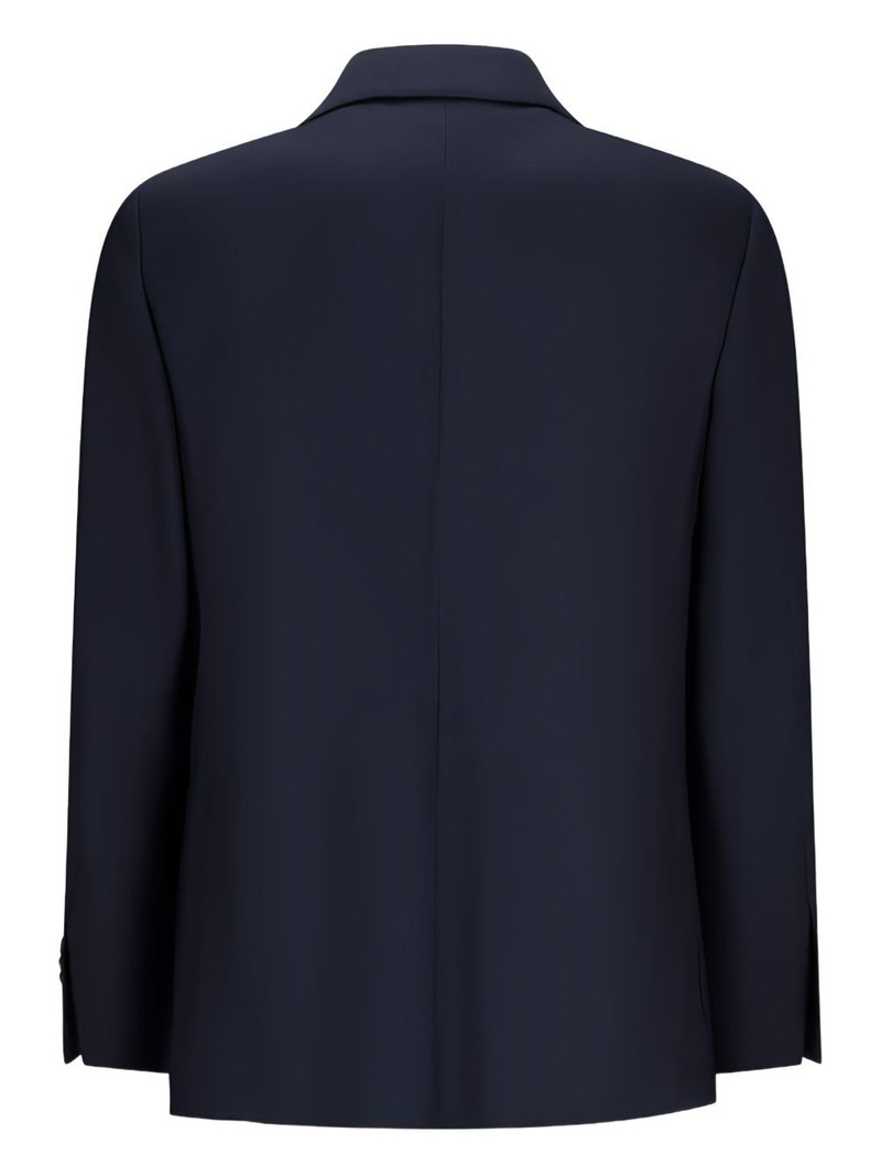 LARDINI single-breasted patch-pocket jacket outlook