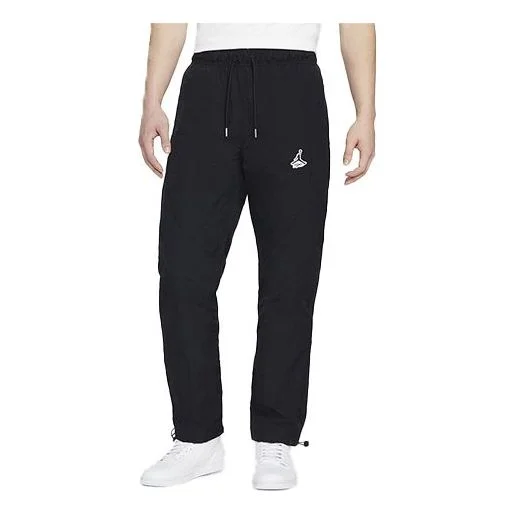 Men's Nike Solid Color Bundle Feet Sports Pants/Trousers/Joggers Black DH9042-010 - 1